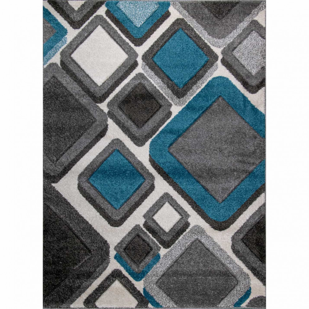 Kusový koberec Wilmer 5801A grey/blue
